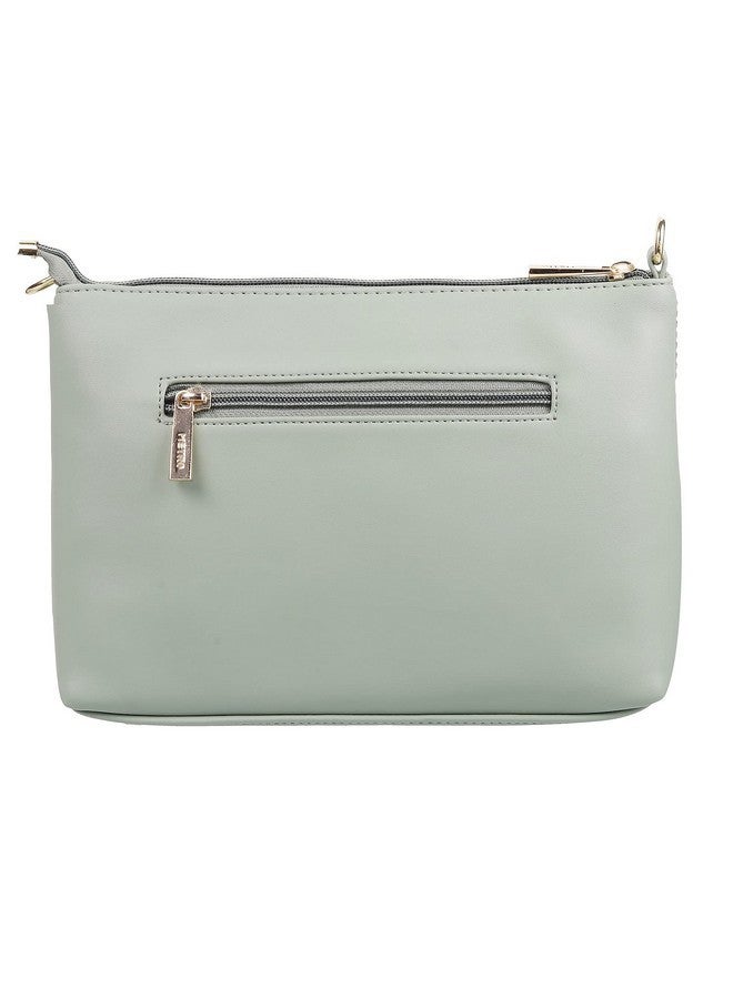 Metro Womens Synthetic Green Zip Top Sling (One Size) - Image 3