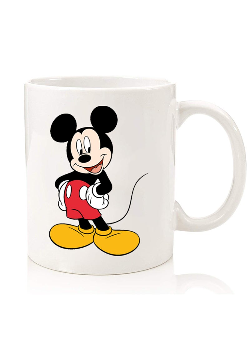 Theodor Premium Quality Two Sided Printed Coffee Mug Tea Cup For Home Office, Kids Men Women Mickey mouse2 - Image 1
