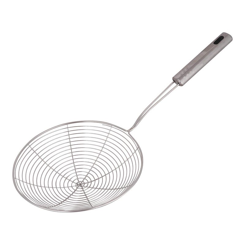 SVDK Stainless Steel Deep Fry Jhara Mesh Laddle Jharni Wire Skimmer Puri Strainer with Handle for Perfect Oil Extraction 16 Cm Pack of 1 New - Image 4
