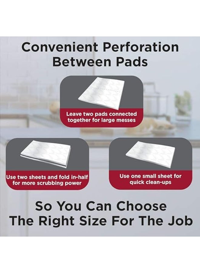 ويمان وسادات مسح موقد Weiman - 10 وسادات - لا تخدش - ترفع وتزيل أصعب البقع المحترقة من الطعام - Image 4