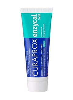 Curaprox Enzycal 1450, 75ml. 1450ppm Fluoride Toothpaste to protect against decay & fight against plaque.
