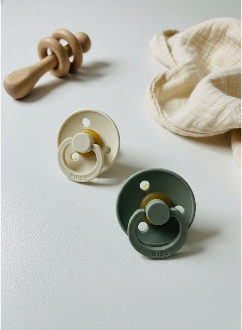BIBS Pacifier Symmetrical Nipple  6M+ - Image 2
