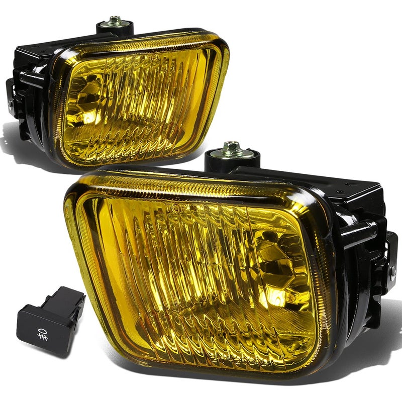 DNA MOTORING FLHC96AM Front Bumper Fog Light Driver  Passenger Side Enhance visibility Compatible with 9698 Honda Civic