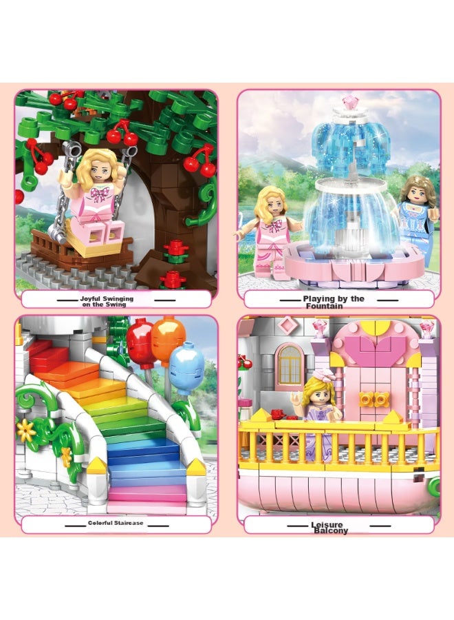 Woma Windsor Castle Building Blocks, Compatible With Lego, Girls' Toy, 618 Summer Vacation Birthday Gift, Birthday Gift Box - Image 2