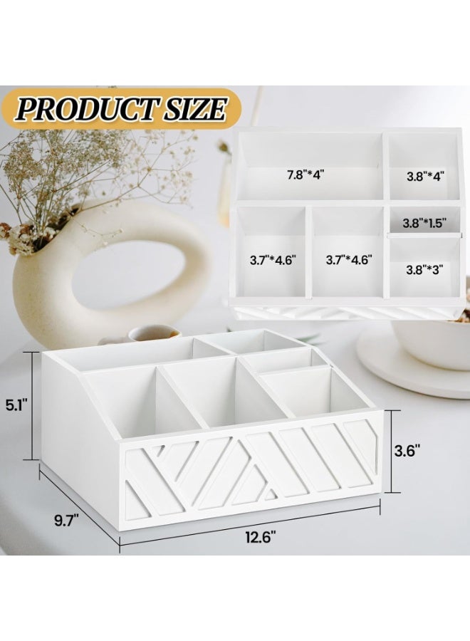 اكسيسن منظم حامل القهوة، منظم محطة القهوة للطاولة، حامل أدوات المطبخ، حامل ورق الطعام الخشبي، رف تنظيم المطبخ - Image 5