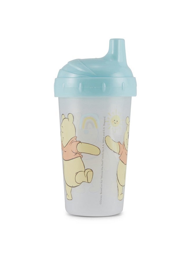 Disney Toddler Sippy Cups for Boys And Girls | 10 Ounce Winnie The Pooh Sippy Cup Pack of Two with Straw and Lid | Durable Blue Leak Proof Travel Water Bottle for Toddlers - Image 2