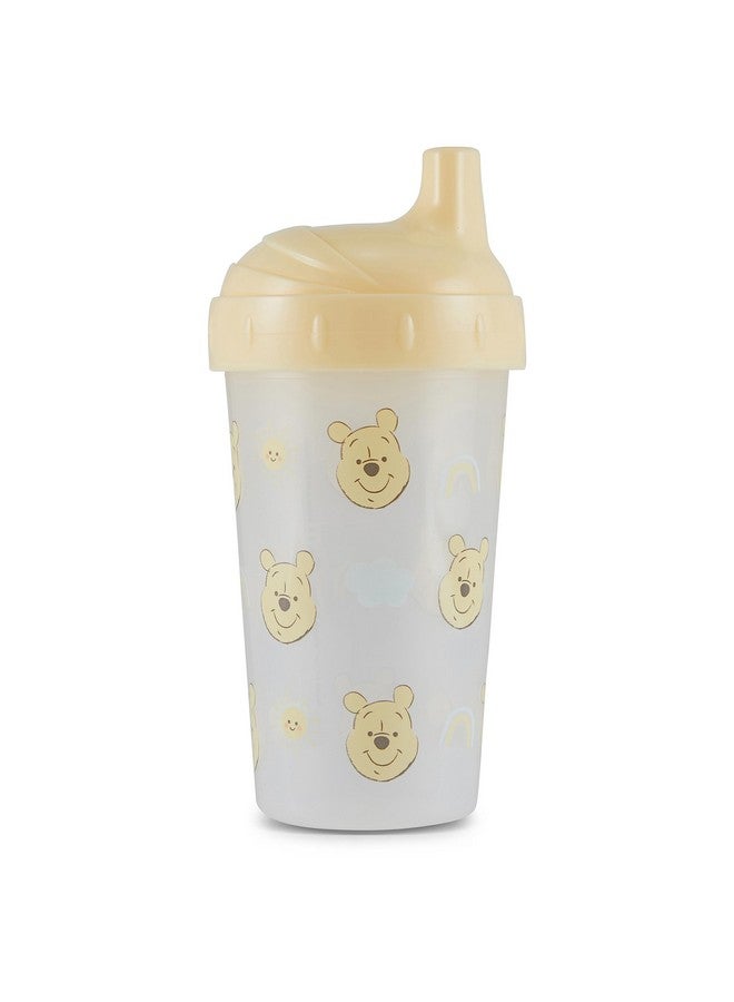 Disney Toddler Sippy Cups for Boys And Girls | 10 Ounce Winnie The Pooh Sippy Cup Pack of Two with Straw and Lid | Durable Blue Leak Proof Travel Water Bottle for Toddlers - Image 3
