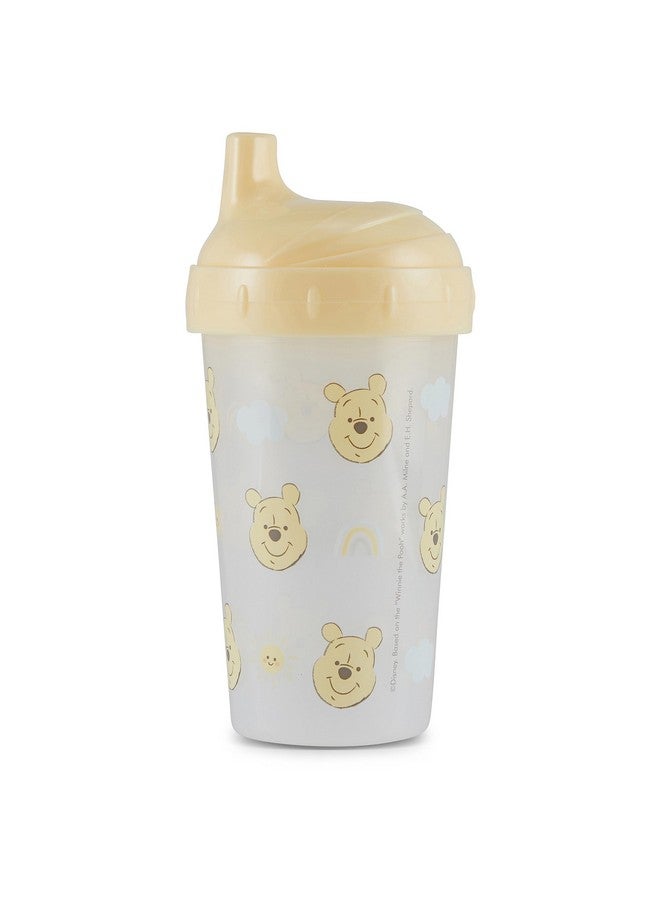 Disney Toddler Sippy Cups for Boys And Girls | 10 Ounce Winnie The Pooh Sippy Cup Pack of Two with Straw and Lid | Durable Blue Leak Proof Travel Water Bottle for Toddlers - Image 4