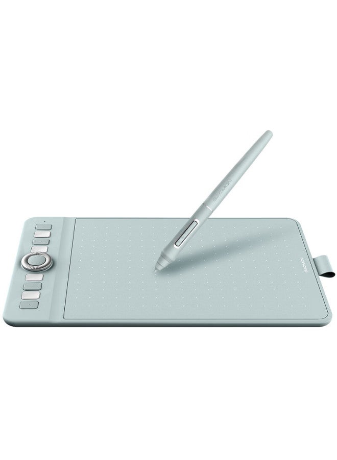 Gaoman Gaomon New Bluetooth Wireless Drawing Tablet, Short-range Passive Stylus, 16k Pressure-sensitive Digital Tablet, Connects To Phone Wh851, Fresh Green  - Image 2