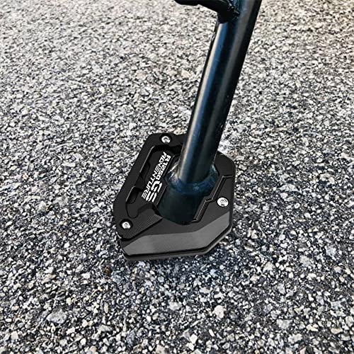 Modeer For R1250GS Adventure 2018-2024 (Not For Lowered Vehicles) Motorcycle CNC Support Extension Plate Kickstand Side Stand Pad r 1250 gs adv r1250gsa Accessories (black) - Image 2