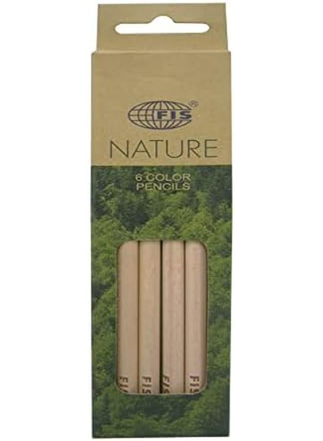 FIS Nature Design Color Pencils 6 Piece - Image 2