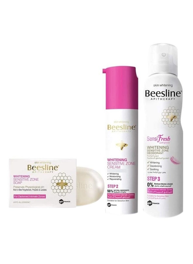 3-Pieces Whitening Intimate Zone Routine