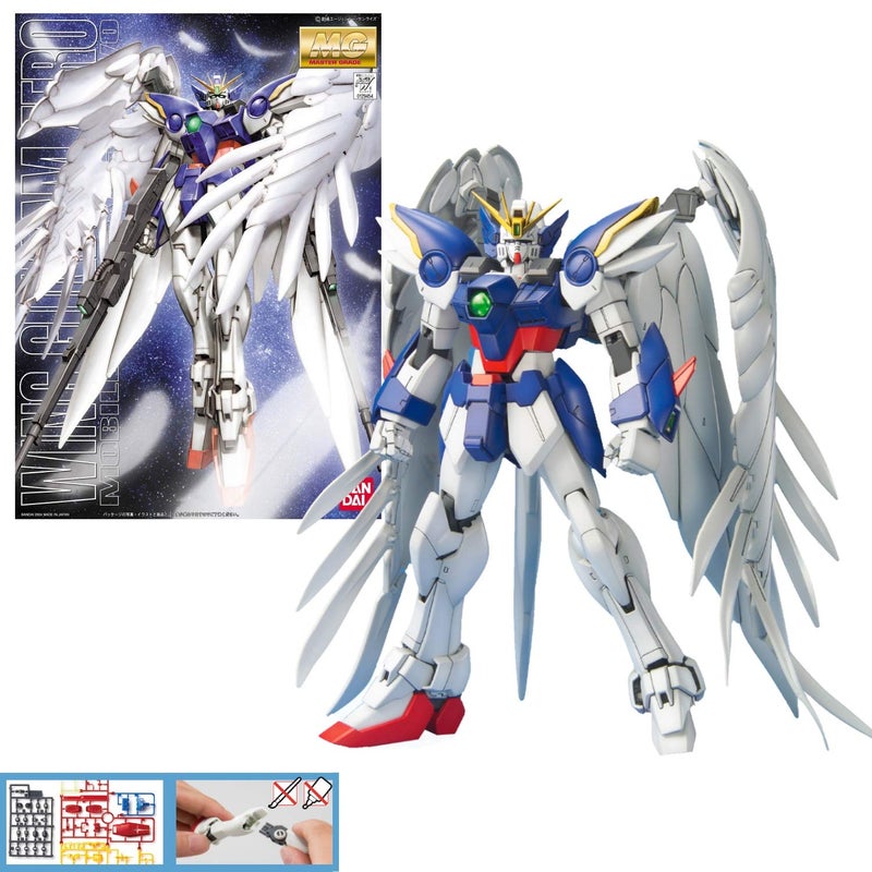 BANDAI SPIRITS Bandai Hobby Wing Gundam Zero Version EW 1/100 - Master Grade - Image 1