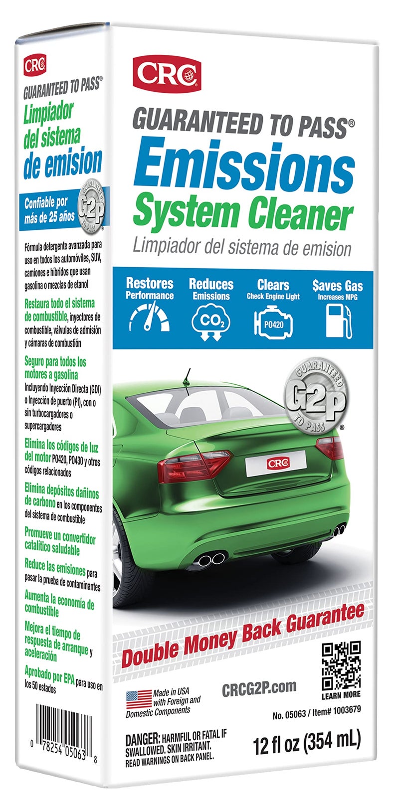 CRC Guaranteed to Pass Emissions Test Formula, 12 Fluid Ounce - Image 3