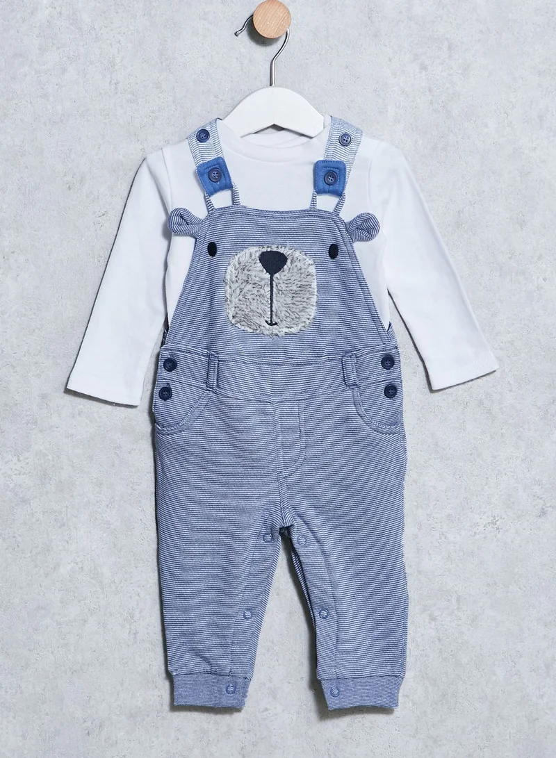 F&F Infant Dungaree Set