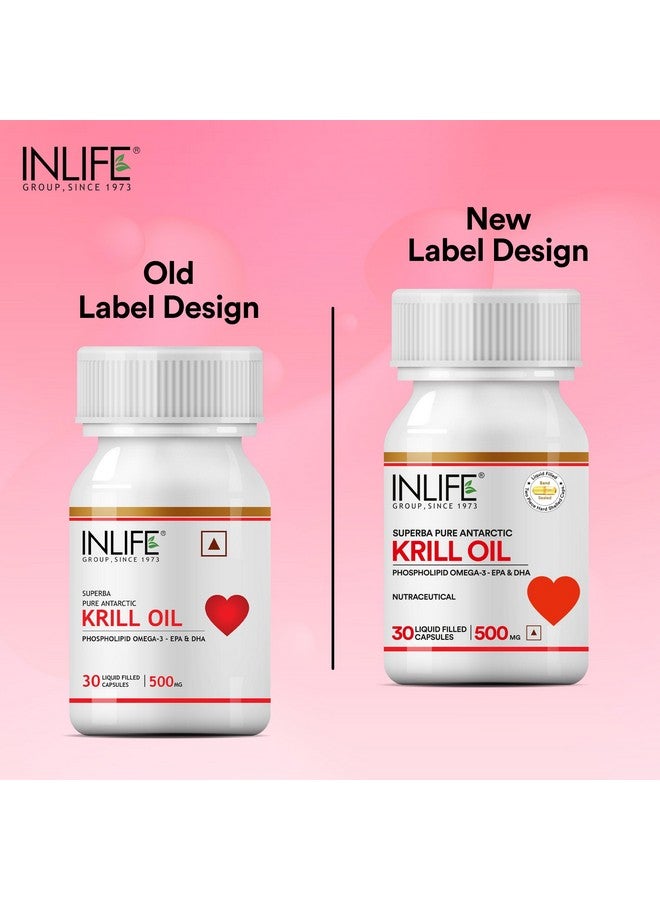 Inlife زيت الكريل إنلايف سوبربا فوسفوليبيد أوميغا 3 مع أستازانتين 500 ملغ - 30 كبسولة - Image 4