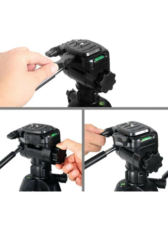 Techmaster Tme Phone Canon Nikon 5kg Capacity DSLR Compatible 157CM Tripod WT-3540  - Image 3