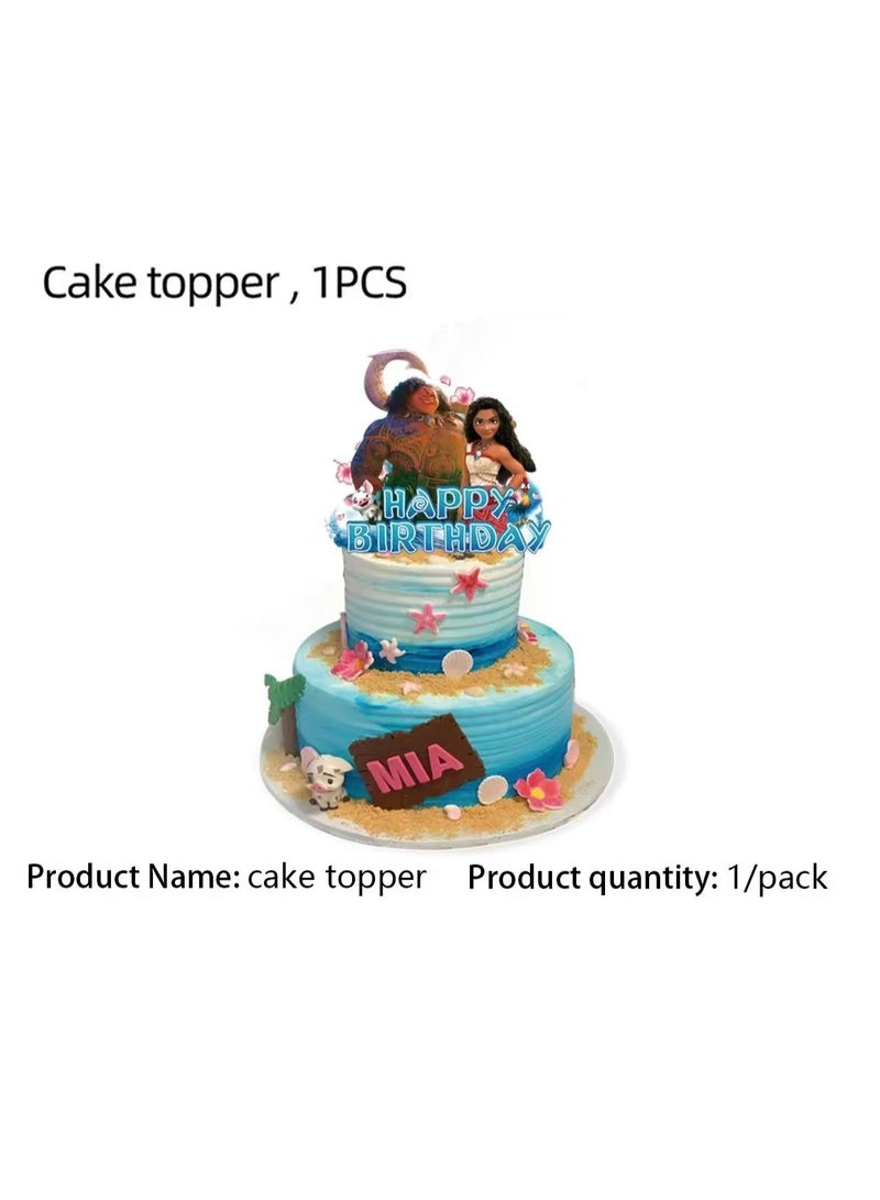 جاياتو حفلة عيد ميلاد موانا موانا، كاهونتاس الجديدة، وضعت لافتة بالون بالون في لافتة - Image 2