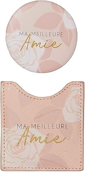 Draeger My Best Friend Mirror Round Pocket Mirror to Take Anywhere All Occasions Dimensions 85 cm x 8 cm - Image 2