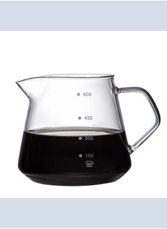 XiuWoo Heat Resistant Glass Coffee Dripper V60 Pour Over Coffee Maker Brewing Cup Coffee Filter Set 600ml  - Image 3