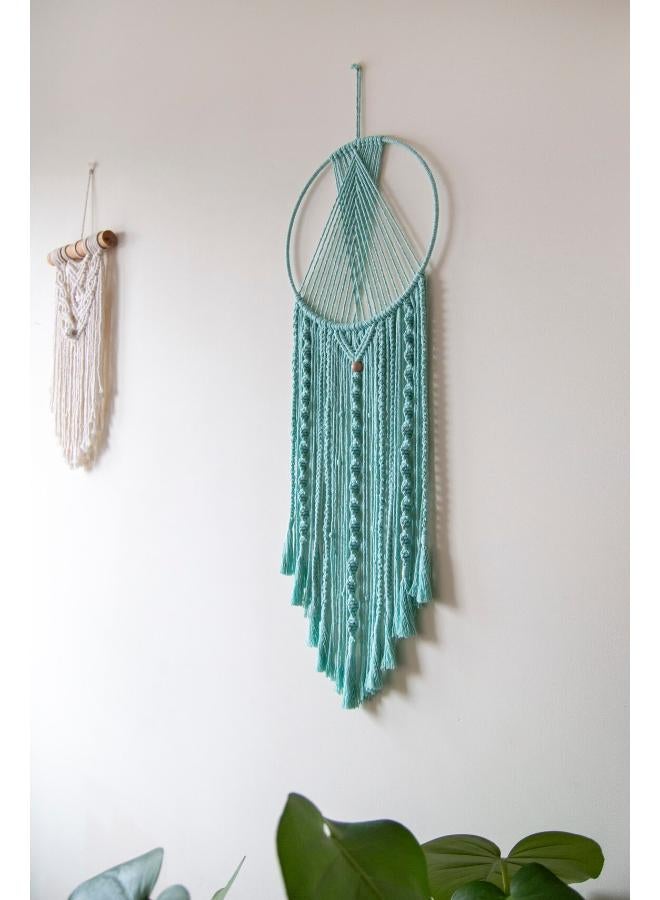 انتيكيانو مكرمية دريم كاتشر مصنوعة يدويا من القطن المنسوج بنمط بوهيمي - Image 3