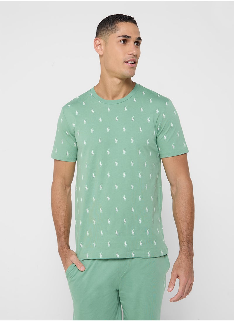 POLO RALPH LAUREN - Logo Crew Neck T-Shirt - Image 1