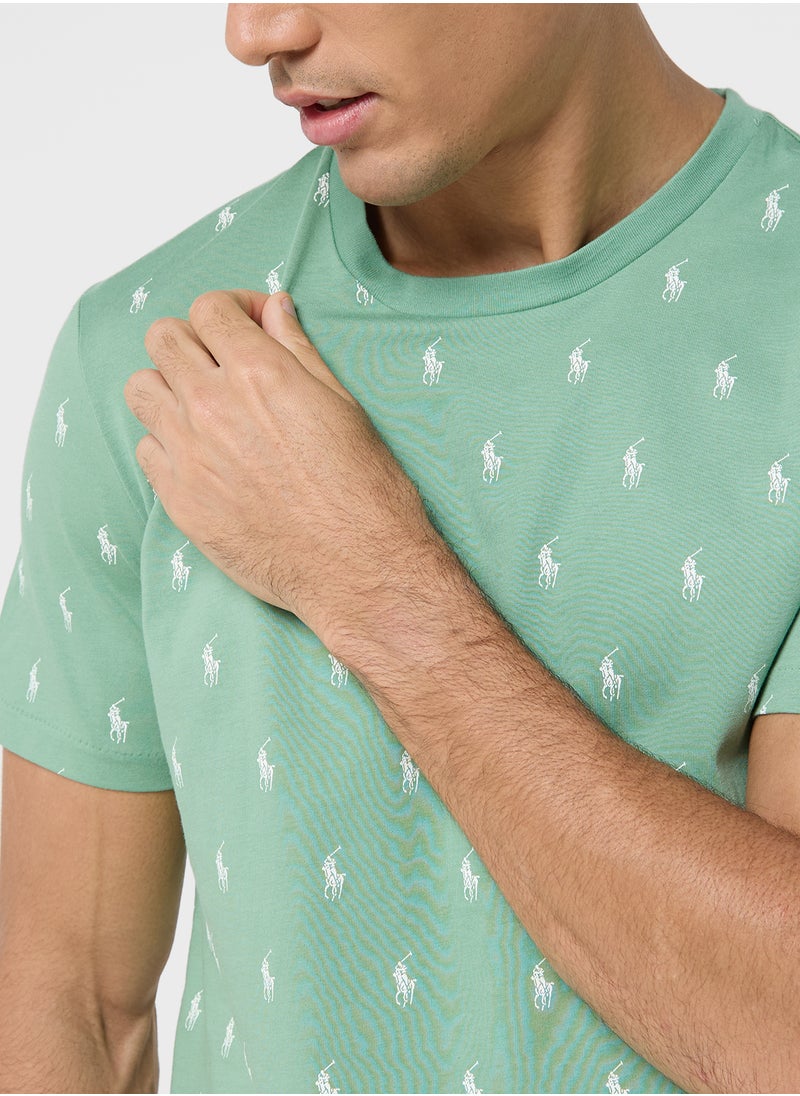 POLO RALPH LAUREN - Logo Crew Neck T-Shirt - Image 1