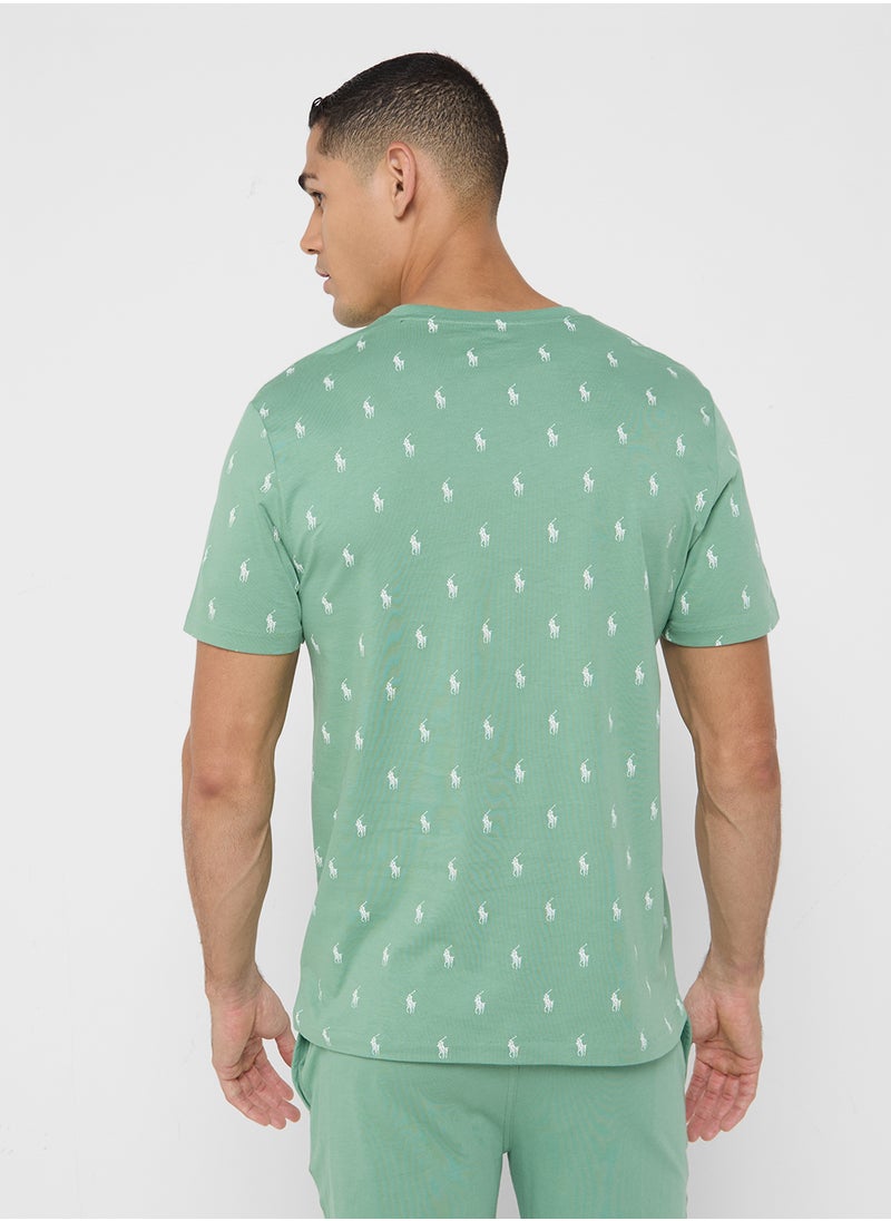 POLO RALPH LAUREN - Logo Crew Neck T-Shirt - Image 1