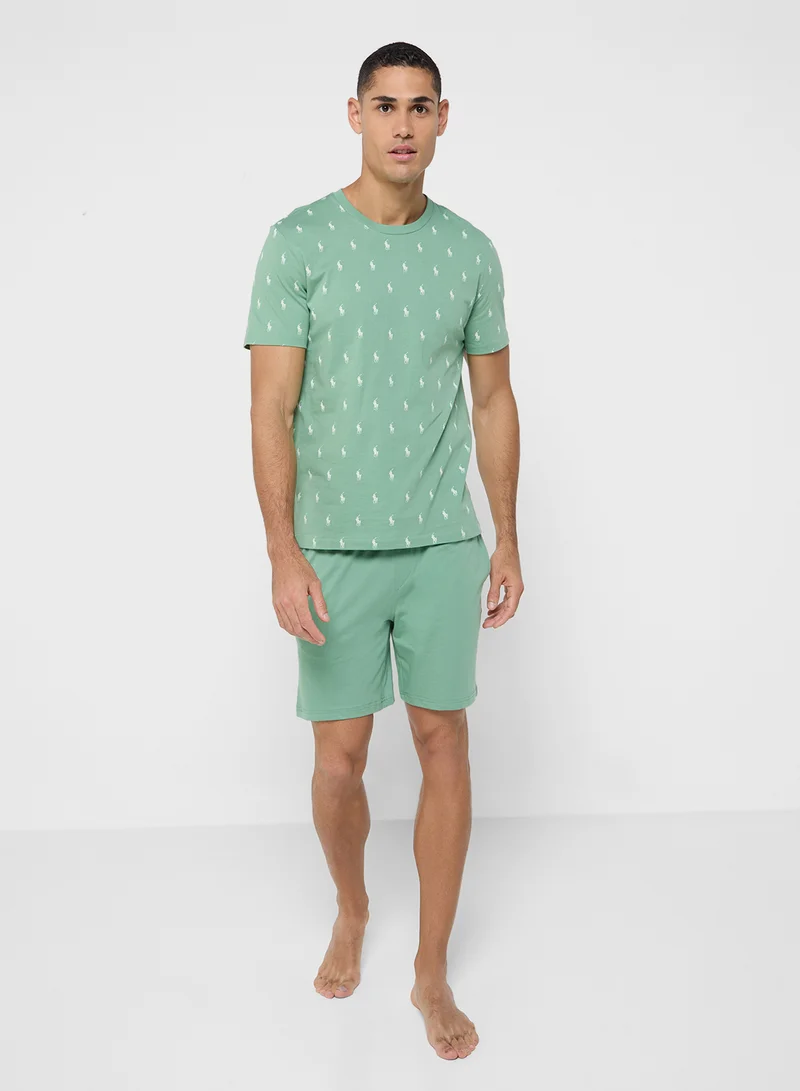 POLO RALPH LAUREN Logo Crew Neck T-Shirt