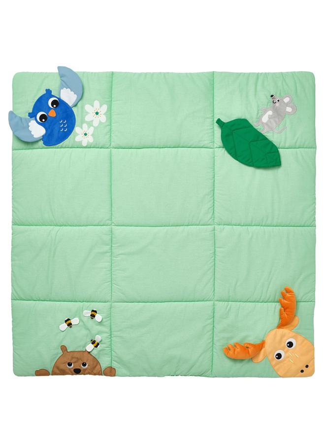erorex Play Mat, Scandinavian Nature/Multicolour, 100X100 Cm - Image 1