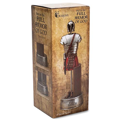 Dicksons Full Armor of God Soldier Ephesians 6 Scripture 9.5 Inch Resin Stone Tabletop Figurine - Image 3