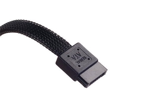 Silverstone Tek 180 Degree SATA III Cable with Non-Scratch Locking Mechanism (CP07) - Image 3
