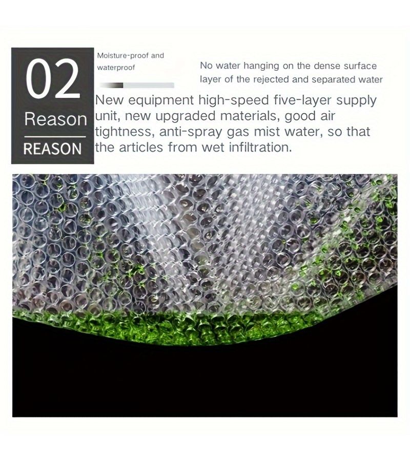 236 Inch Long Bubble Wrap Roll 19.69 Inch High Anti Collision Packaging Foam - Image 4