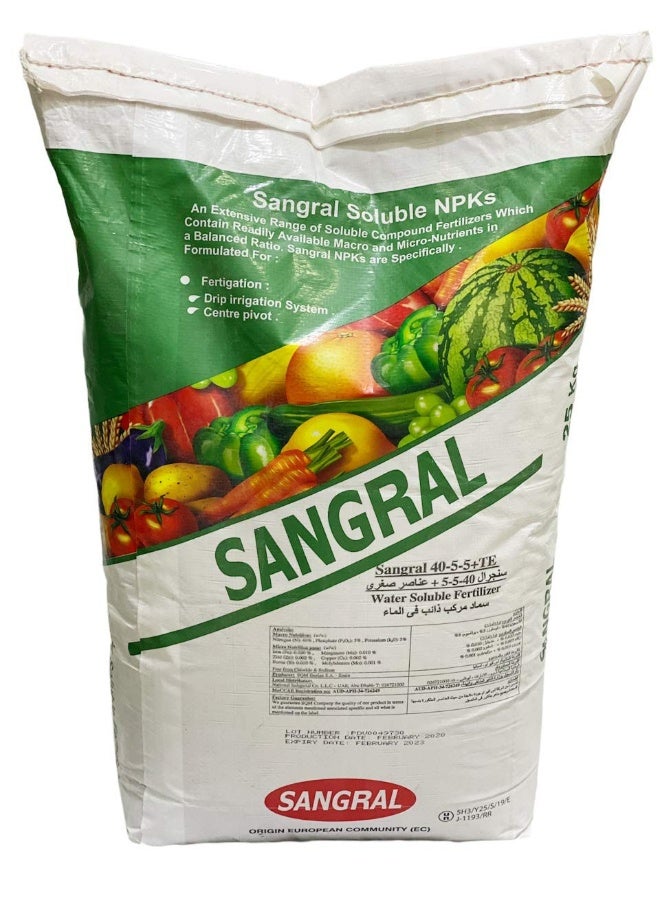 SUCCESS سانغرا® 40-5-5+TE، سماد NPK - مصنوع في إسبانيا - Image 1
