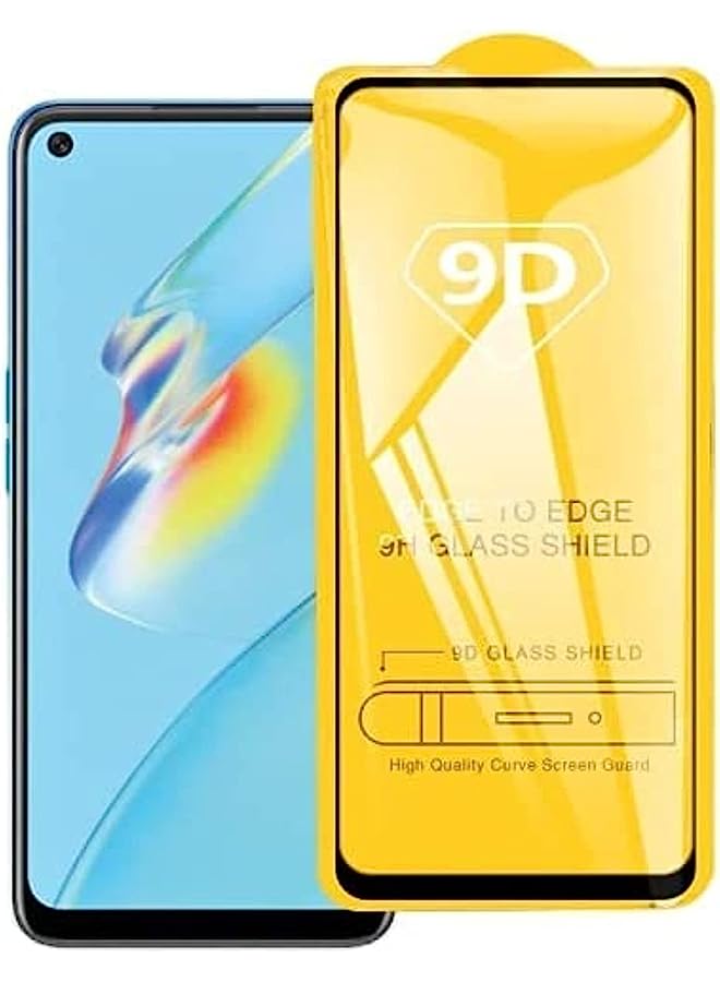 ICS Protector Compatible With Oppoa54 3D Curved Full Coverage Premium Scratch Resistance 5D Touch Tempered Glass Screen Protector For Oppo A54 - Image 1