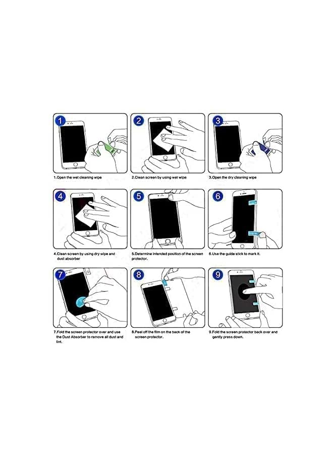 ICS Protector Compatible With Oppoa54 3D Curved Full Coverage Premium Scratch Resistance 5D Touch Tempered Glass Screen Protector For Oppo A54 - Image 4