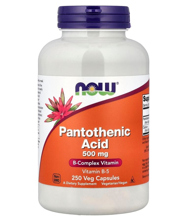 now Pantothenic Acid 250 Veg Capsules