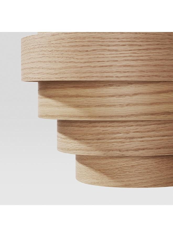 erorex Pendant lamp, white stained oak veneer/black, 40 cm  - Image 4