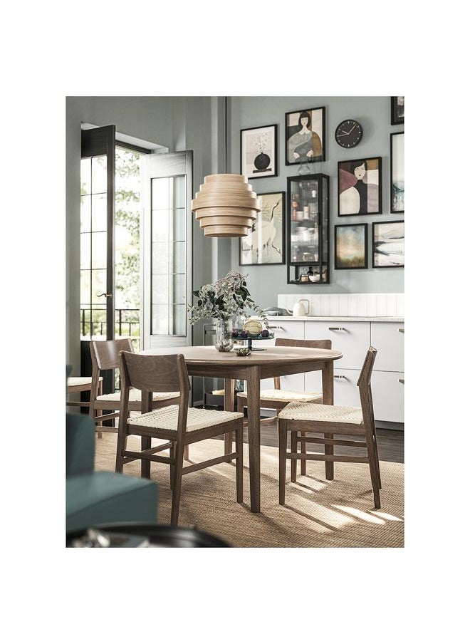 erorex Pendant lamp, white stained oak veneer/black, 40 cm  - Image 2