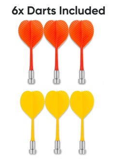 Generic 17'' Magnetic Darts Board Game 2-Sided with 6Pcs Safety Darts for Kids and Adult  - Image 5