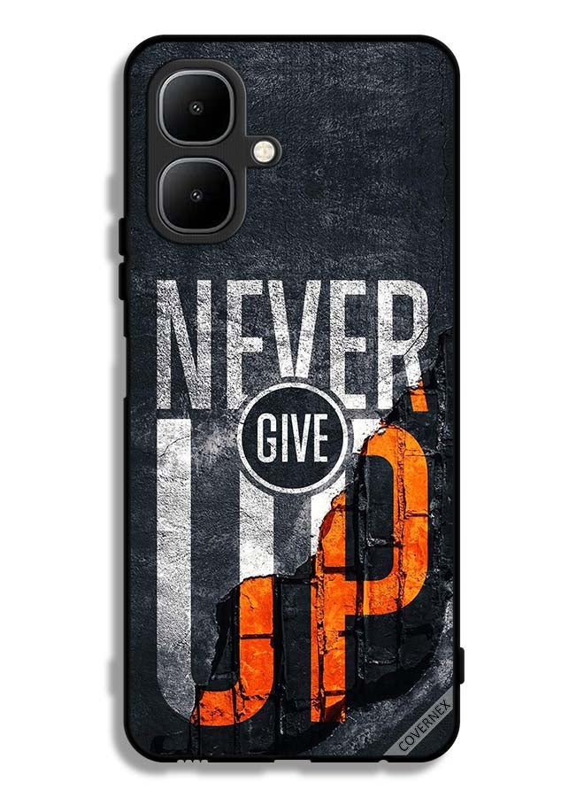 Covernex Infinix Smart 10 Protective Case Cover Never Give Up