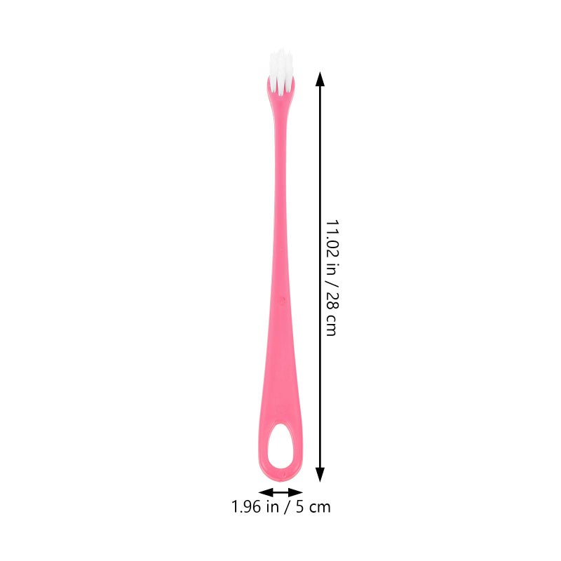 2Pcs Pet Toothbrush Set Soft Bristles Long Handle For Dog Cat Teeth Cleaning - Image 4