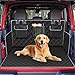 Tuxihapp SUV Cargo Liner for Dogs Universal Scratchproof Dog Trunk Cover with Bumper Flap Protector Non Slip Waterproof Vehicle Pet Back Seat Mat Accessories for Sedans Trunks Black - Image 2