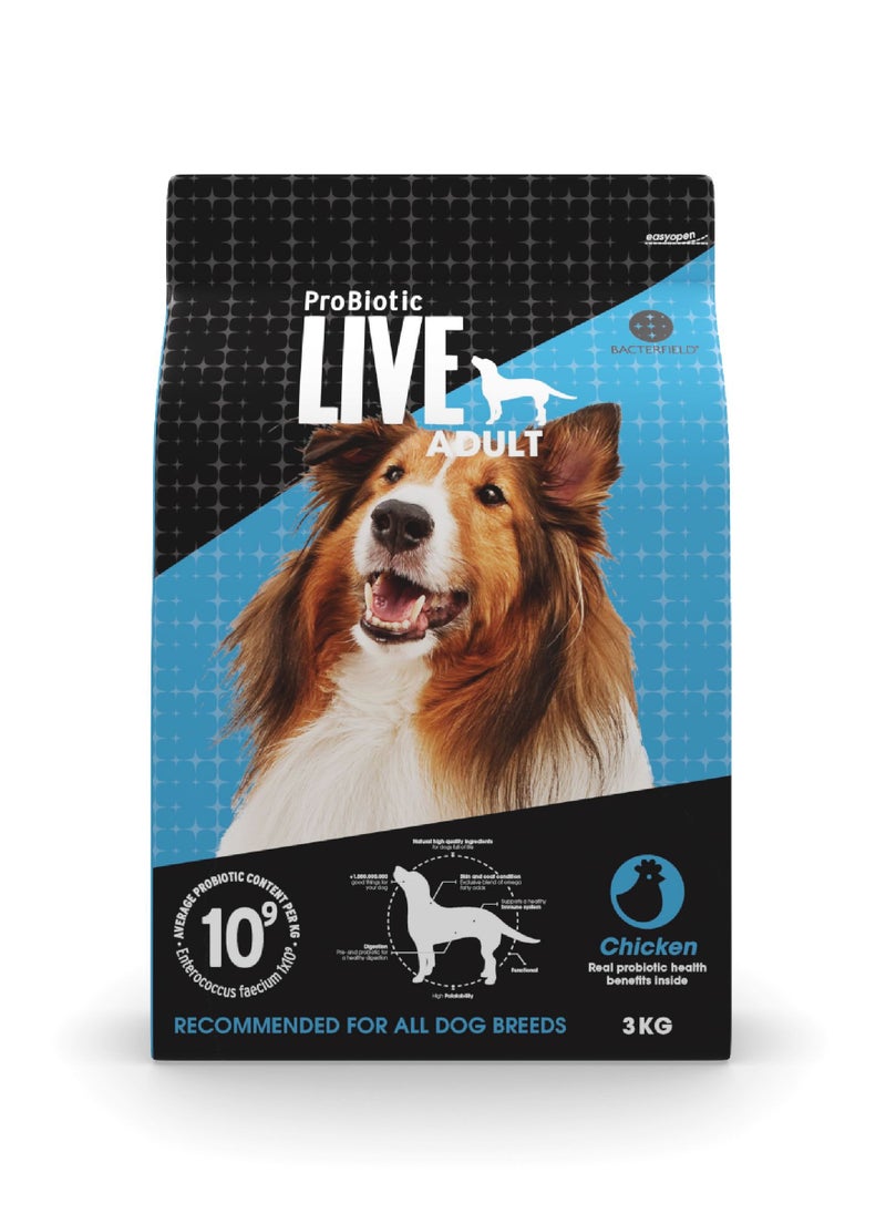 Probiotic Live - Dog dry food Adult Chicken and Rice - Image 1