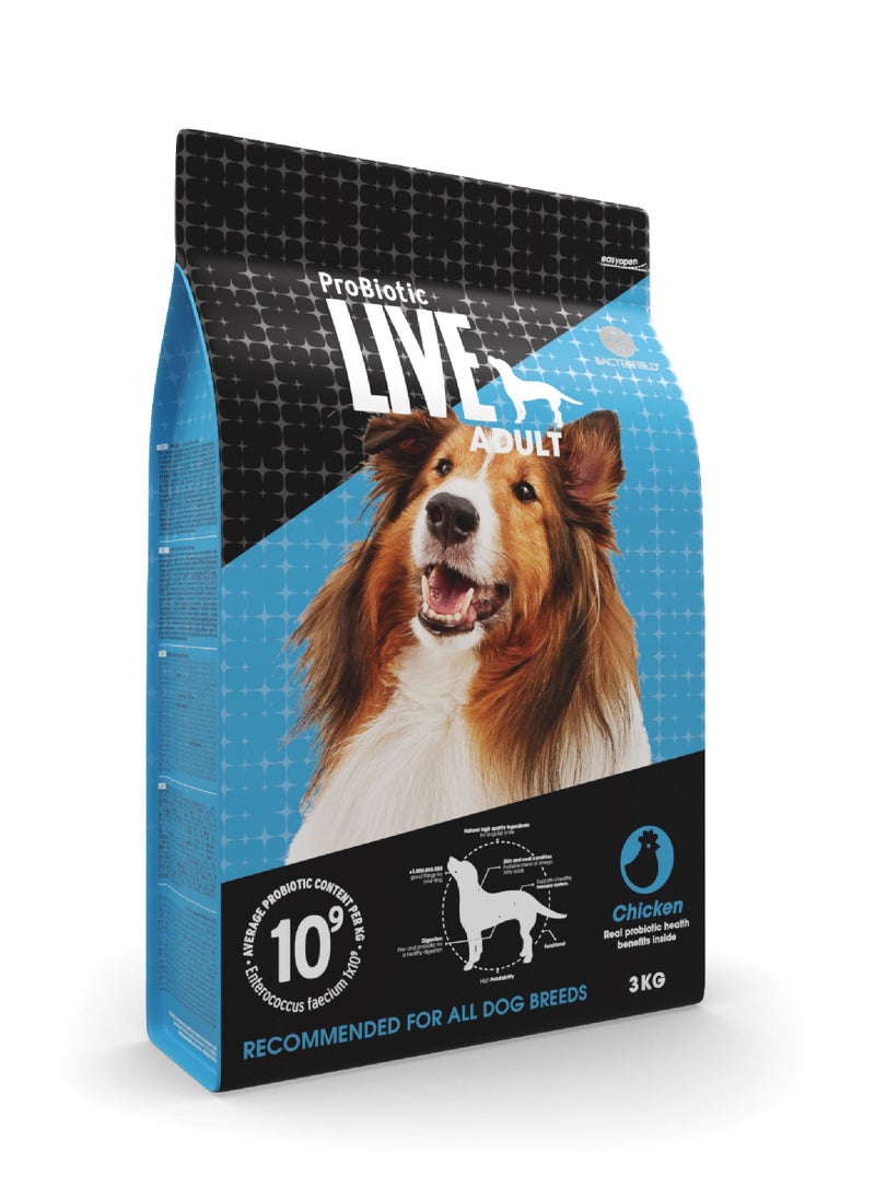 Probiotic Live - Dog dry food Adult Chicken and Rice - Image 1