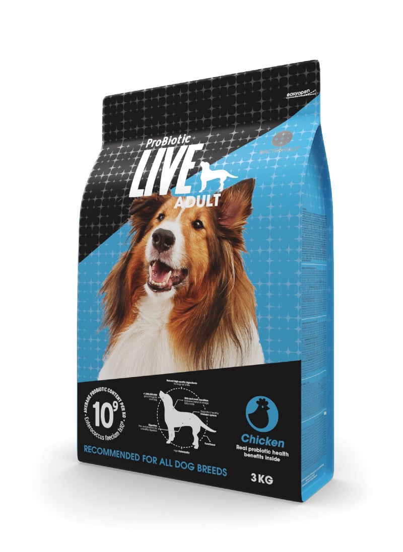 Probiotic Live - Dog dry food Adult Chicken and Rice - Image 1