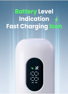 Moxedo Moxedo Combo 5x 10,000 mAh Power Bank with Charging Dock 20W Power Delivery USB-C Fast Charging with Built-in Type-C Cable (White)  - Image 3