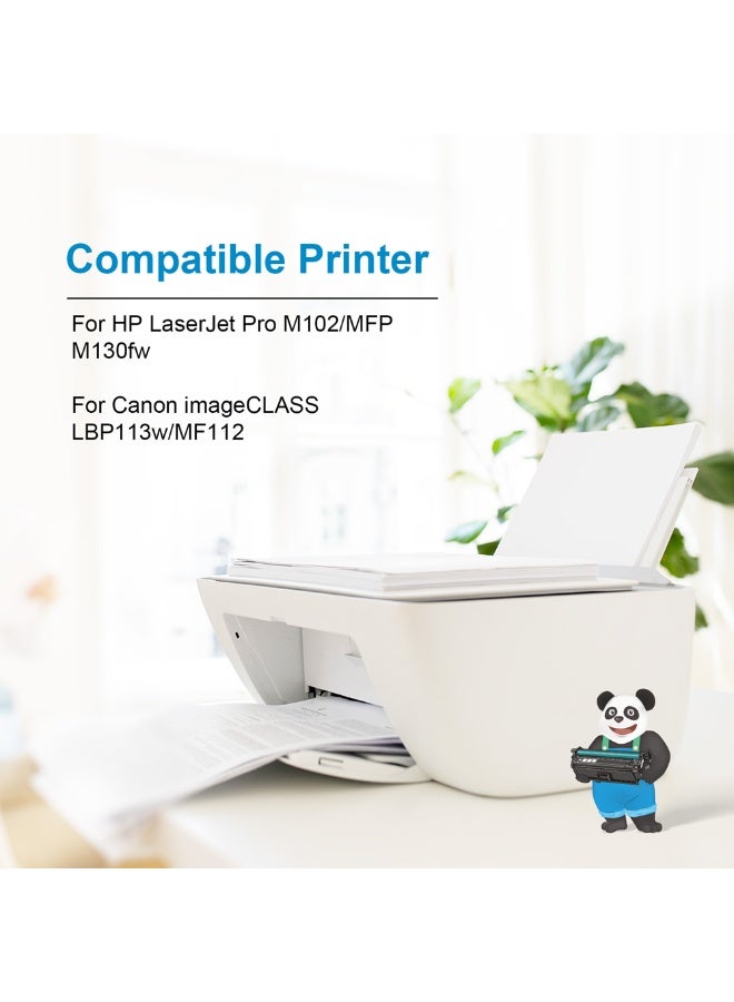 استا خرطوشة حبر أسود عالمية ASTA CF217A 17A CRG047 متوافقة مع طابعات HP Canon LaserJet Pro M102 MFP M130Fw ImageCLASS LBP113W MF112، مستهلكات مكتبية CRG 047 CRG-047 طباعة فلاش سلسة - Image 3