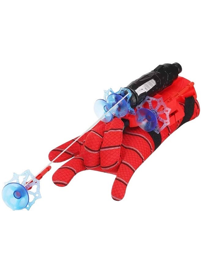 Halamodo Spider Man Toy Launcher Gloves, Spider Man Launcher Wrist Toy Set, Superhero Spider Web Shooter Children, Spider Launcher Wrist Toy, Costume Role Playing Hero Prop Gifts, Party Cosplay Gift for Kids - Image 4