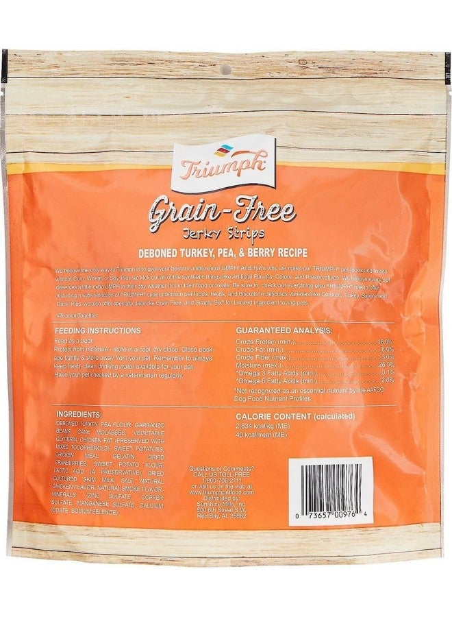 TRIUMPH Dog Turkey, Pea, & Berry Grain Free Jerky, 24Ounce  Pack Of 2 - Image 2